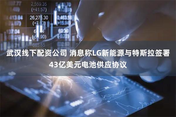 武汉线下配资公司 消息称LG新能源与特斯拉签署43亿美元电池供应协议